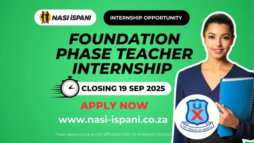 Foundation Phase Teacher Internship at St Andrew’s School