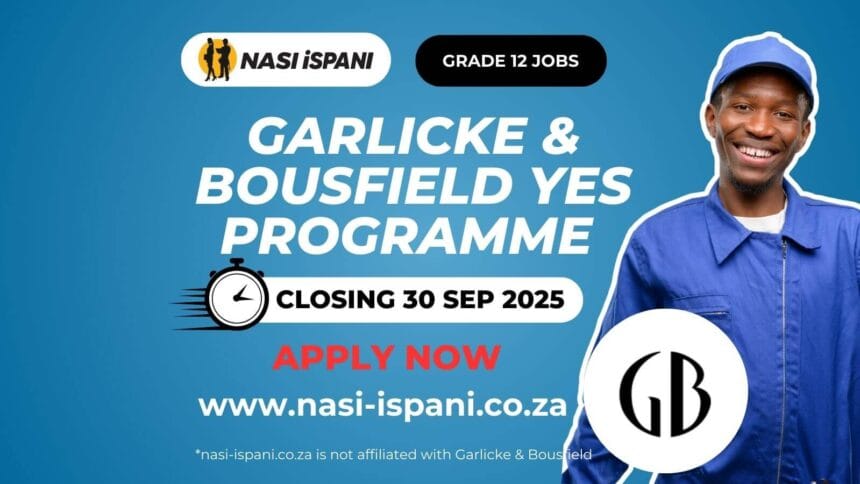 Garlicke & Bousfield YES Programme 2026