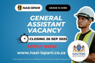 General Assistant Vacancy at the Gauteng Gfleet Department 