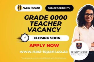 Grade 0000 Teacher Vacancy at Trinityhouse