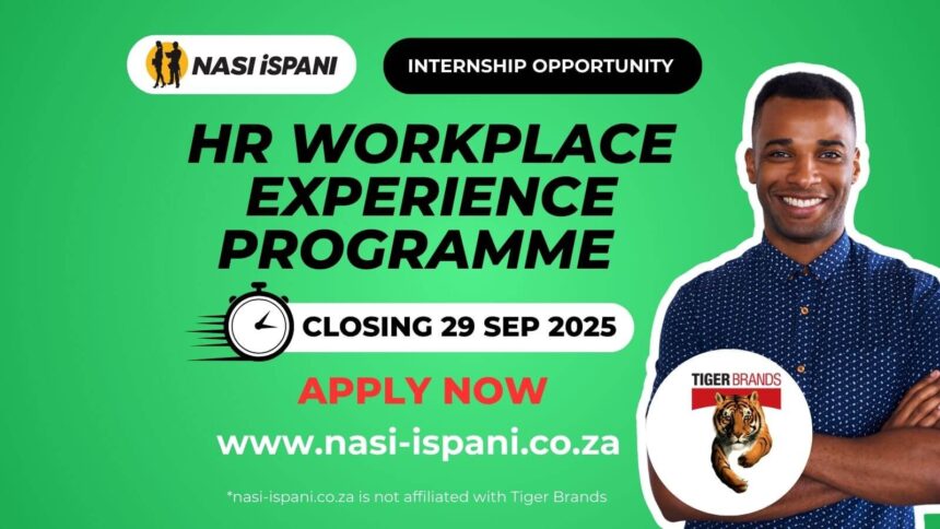HR Workplace Experience Programme at Tiger Brands 2026