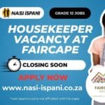 Housekeeper Vacancy at Faircape