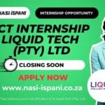 ICT Internship Opportunity – Liquid Tech (Pty) Ltd 2025