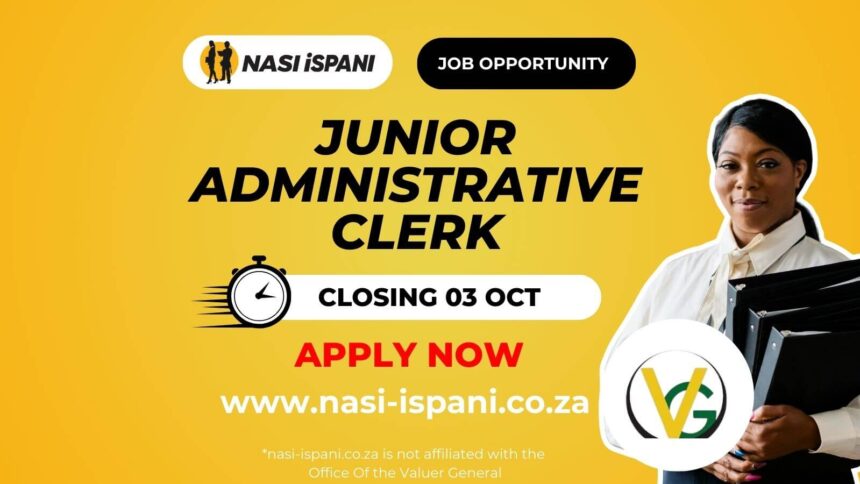 Junior Administrative Clerk Vacancy in Pretoria