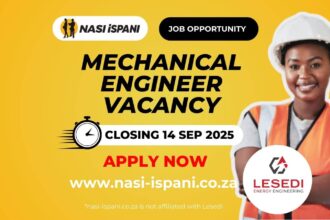 Mechanical Design Engineer Vacancy at Lesedi