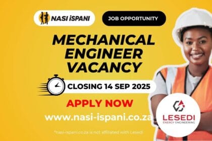 Mechanical Design Engineer Vacancy at Lesedi