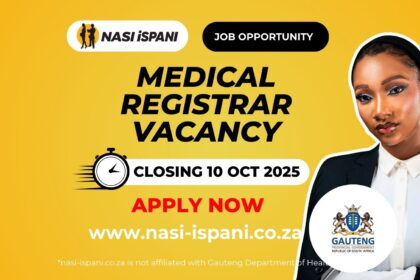 Medical Registrar Vacancy at Gauteng Department of Health