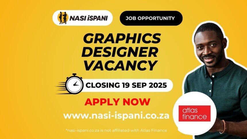 Mid-Weight Graphics Designer Vacancy at Atlas Finance