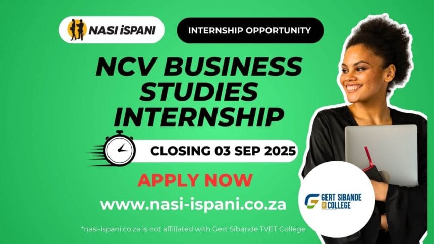 NCV Business Studies Internship Programme