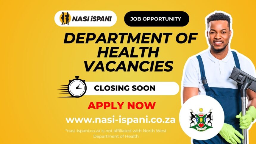 North-West Department of Health Vacancies