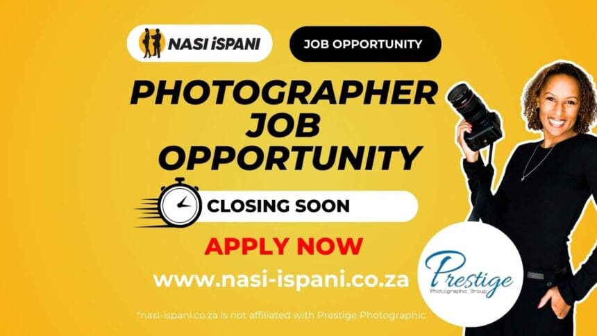 Photographer Job Opportunity