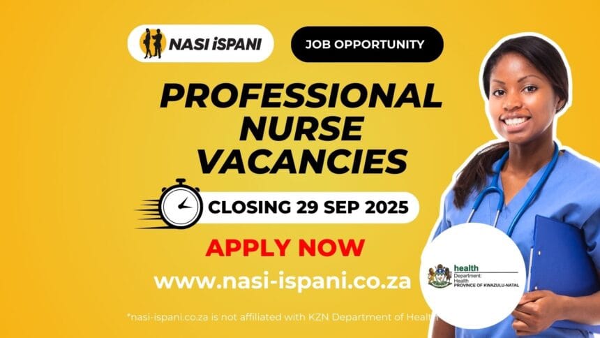 Professional Nurse (Operating Theatre) - X15 Posts Available