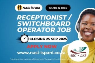 Receptionist Vacancy at the Agricultural Research Council