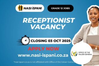 Receptionist Vacancy at the Office of the Valuer-General