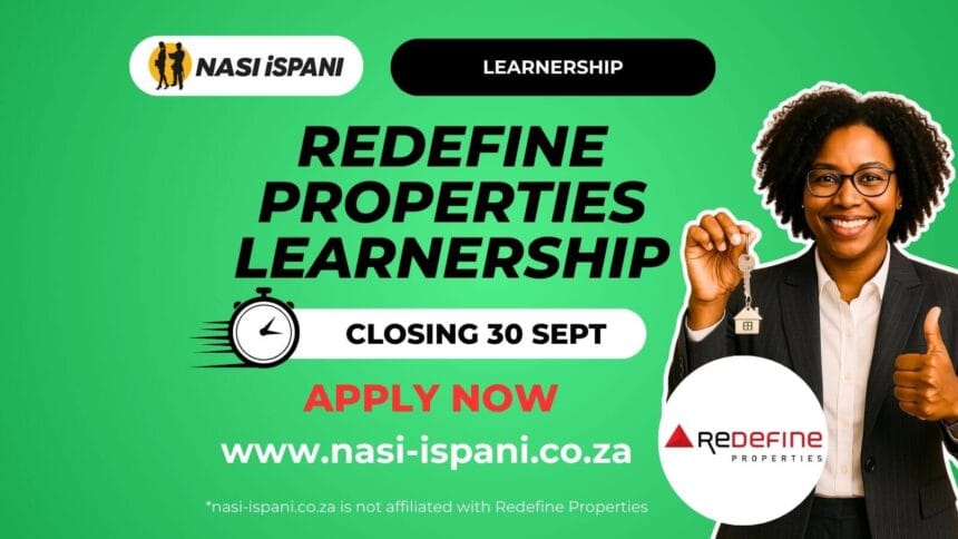 Redefine Properties Learnership Programme 2026