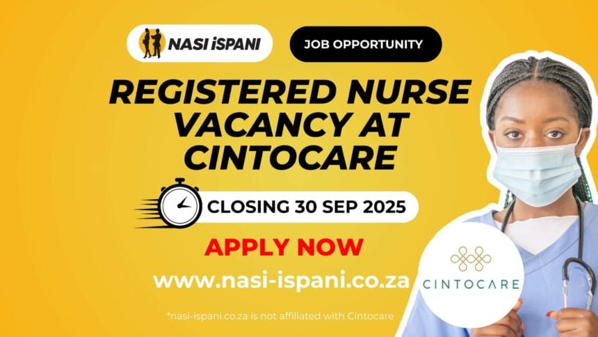 Registered Nurse Vacancy at Cintocare
