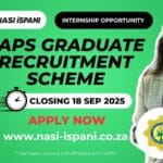 SAPS Graduate Recruitment Scheme 2025 / 2026