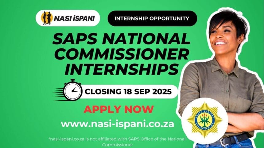 SAPS Office of the National Commissioner Internships