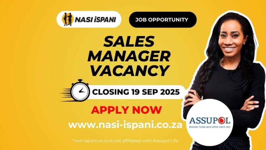 Sales Manager Vacancy at Assupol Life Ltd