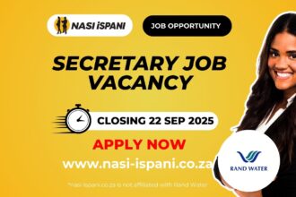 Secretary Job Opportunity at Rand Water