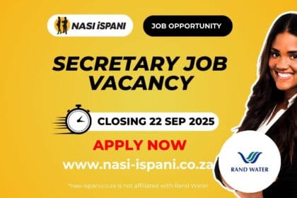 Secretary Job Opportunity at Rand Water