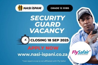 Security Guard Vacancy at Fly Safair