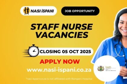 Staff Nurse Vacancies at Bongani Hospital