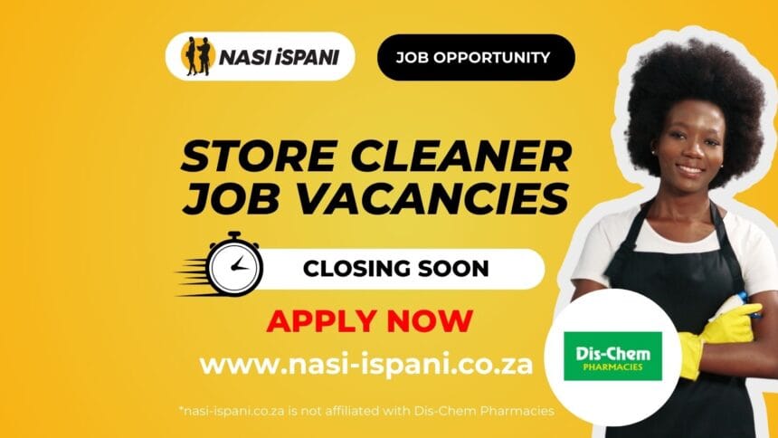 Store Cleaner Job Vacancies
