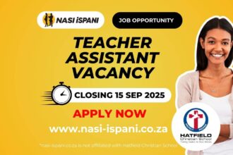 Teacher Assistant Vacancy at Hatfield Christian School