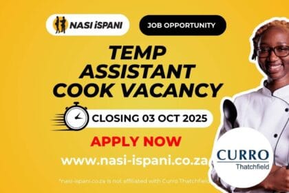 Temp Assistant Cook Vacancy at Curro Thatchfield