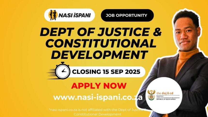 The Department of Justice and Constitutional Development Vacancies