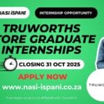 Truworths Store Graduate Internship 2026
