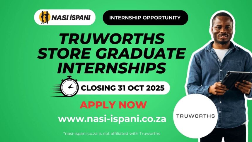 Truworths Store Graduate Internship 2026