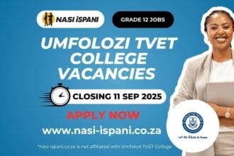 Umfolozi TVET College Vacancies (2 posts)