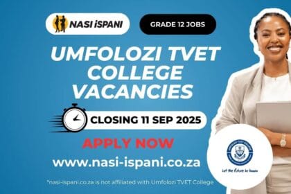Umfolozi TVET College Vacancies (2 posts)