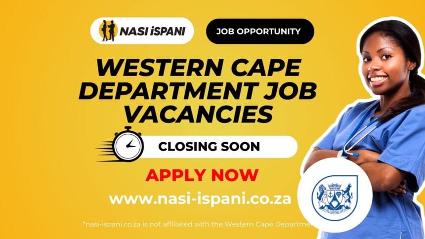 Western Cape Department Job Vacancies