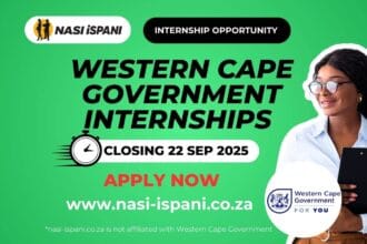 Western Cape Government Internships 2025 / 2026