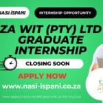 ZA Wit (Pty) Ltd Graduate Internship Programme