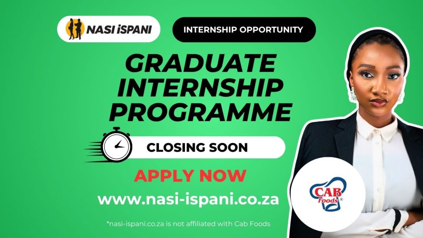 Cab Foods Graduate Internship Programme
