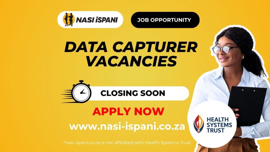 Data Capturer Job Vacancies