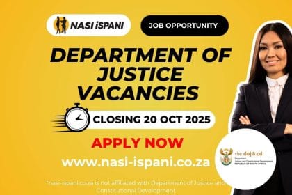 Department of Justice and Constitutional Development Vacancies