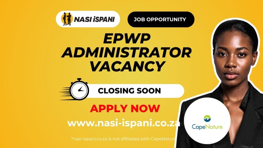 EPWP Administrator Vacancy