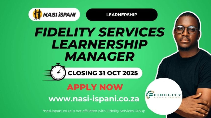Fidelity Services Group Learnership Manager
