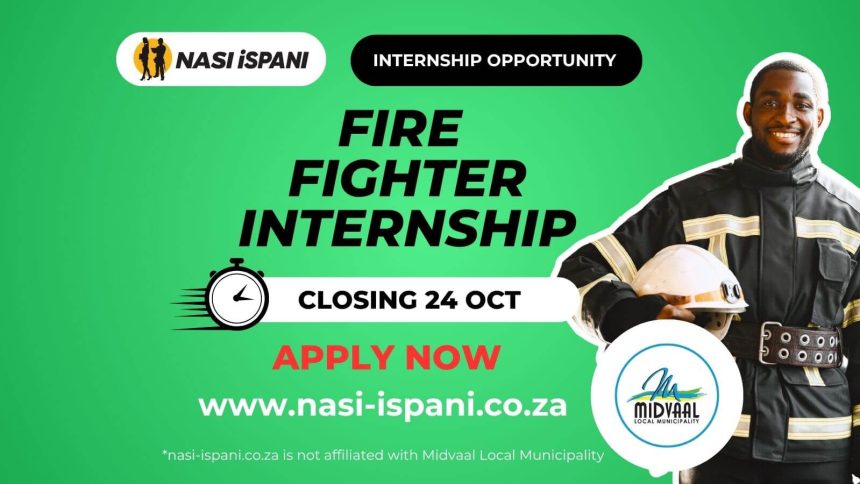 Fire Fighter Internship Midvaal Local Municipality