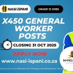 General Worker Vacancies Mangaung Metropolitan Municipality