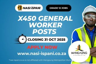 General Worker Vacancies Mangaung Metropolitan Municipality