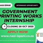 Government Printing Works Internship Programme 2026/2028