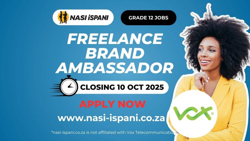HYPA Freelance Brand Ambassador Vacancy at Vox Telecommunications