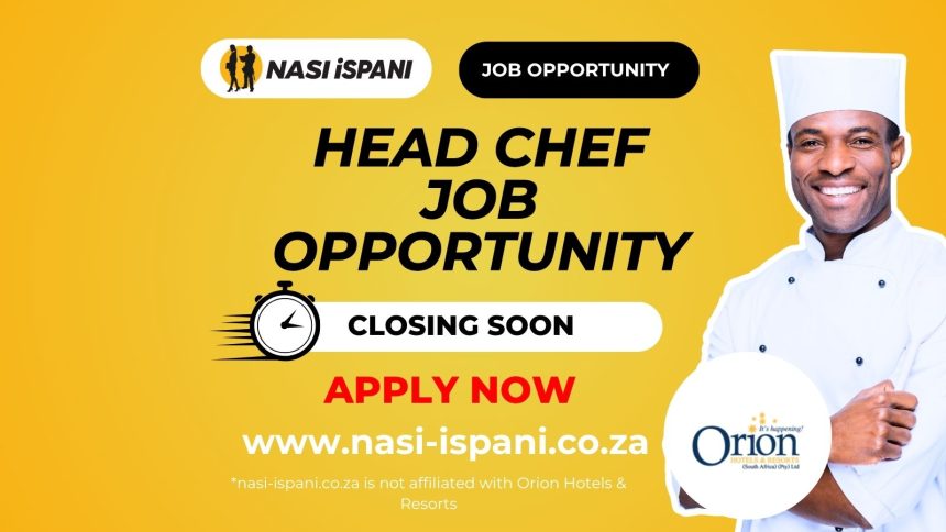 Head Chef Job Opportunity