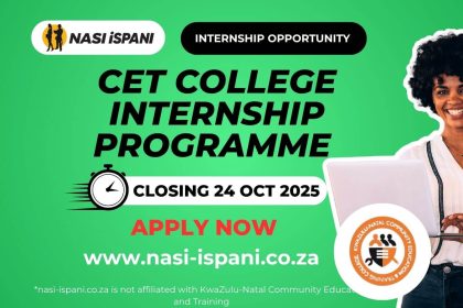 KZN CET College Internship Programme 2025/2026